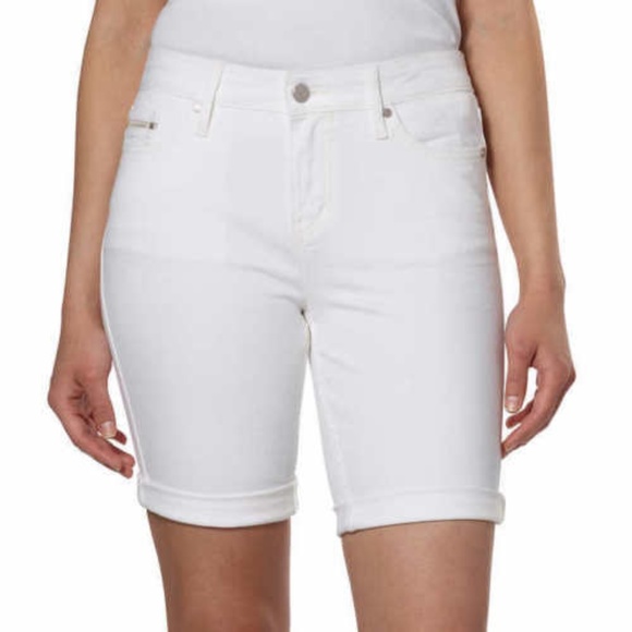 Calvin Klein Jeans Pants - Calvin Klein Women's City Shorts 4 White